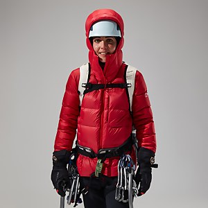 MTN Arete Ultra Down Hoodie für Damen - Rot