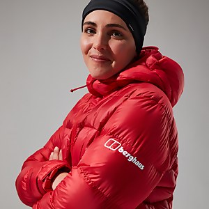 MTN Arete Ultra Down Hoodie für Damen - Rot