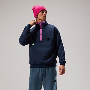 Unisex Polarplus Crew Fleece - Dark Blue/Purple