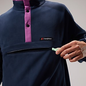 Unisex Polarplus Crew Fleece - Dark Blue/Purple