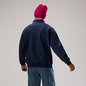 Unisex Polarplus Crew Fleece - Dark Blue/Purple