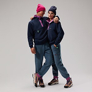 Unisex Polarplus Crew Fleece Dark Blue/Purple - XS