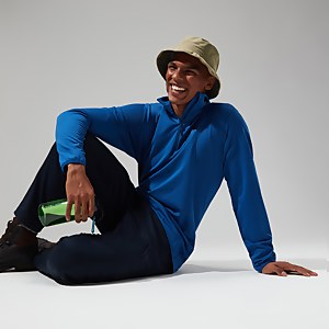 Men's Keppla Half Zip Fleece Blue - XS