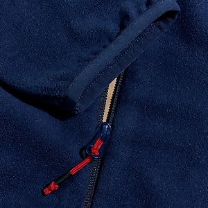 Aslam Micro Fleece für Herren - Dunkelblau/Naturfarben