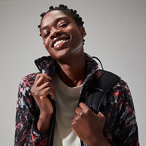 Navala Fleece für Damen - Hellgrau/Dunkelgrau