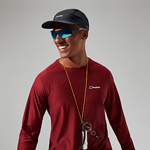 Men's 24/7 Tech Long Sleeve Crew Tee Dark Red - M