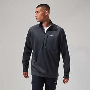 Men's Urban Spitzer Half Zip - Black/Grey