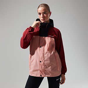 Unisex Urban Windbreaker 21 Jacket - Pink/Dark Red