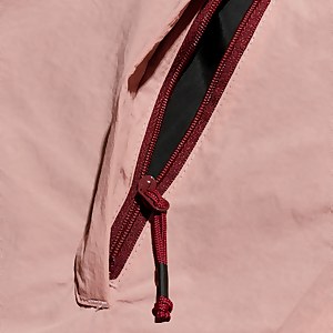 Unisex Urban Windbreaker 21 Jacket - Pink/Dark Red