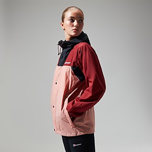 Unisex Urban Windbreaker 21 Jacket - Pink/Dark Red