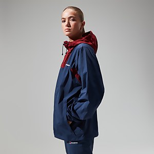 Unisex Urban Windbreaker 21 Jacket - Dark Blue/Dark Red