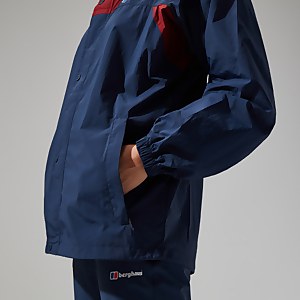 Unisex Urban Windbreaker 21 Jacket - Dark Blue/Dark Red