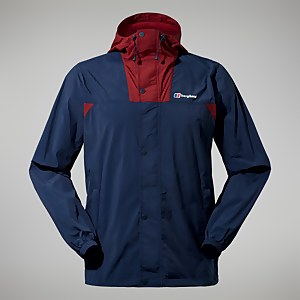 Unisex Urban Windbreaker 21 Jacket - Dark Blue/Dark Red