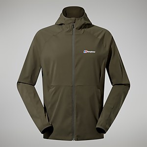 Men's Urban Theran Full Zip Hooded Jacket - Dark Green
