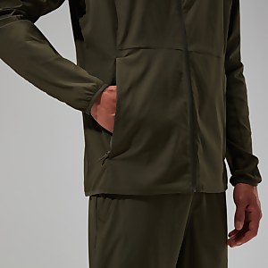 Men's Urban Theran Full Zip Hooded Jacket - Dark Green