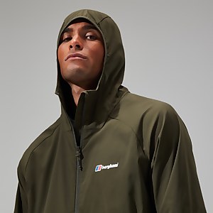 Men's Urban Theran Full Zip Hooded Jacket - Dark Green