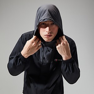 Unisex Urban Windbreaker 21 Jacket - Black/Grey