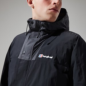 Unisex Urban Windbreaker 21 Jacket - Black/Grey