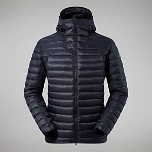 MTN Seeker MW Daunen Hoodie für Herren - Schwarz