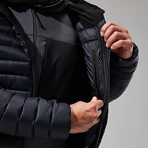 MTN Seeker MW Daunen Hoodie für Herren - Schwarz