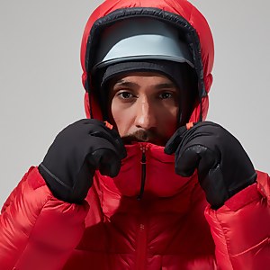 MTN Arete Ultra Down Hoodie für Herren - Rot/Schwarz