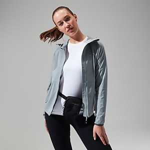 Women's Urban Arrina Full Zip Hooded Jacket Grey - 8