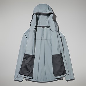 Women's Urban Arrina Full Zip Hooded Jacket - Grey