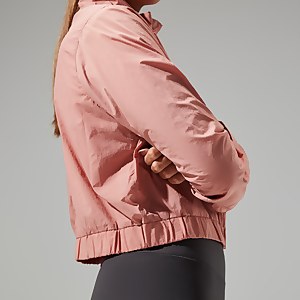 Women's Urban Cropped Co-ord Wind Jacket - Pink