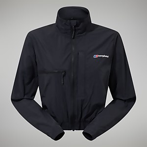 Women's Urban Cropped Co-ord Wind Jacket - Black