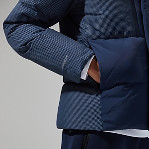 Men's Sabber Down Hooded Jacket - Dark Blue