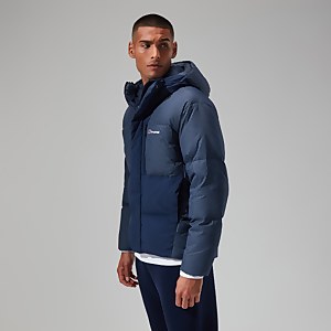 Men's Sabber Down Hooded Jacket - Dark Blue