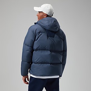 Men's Sabber Down Hooded Jacket - Dark Blue