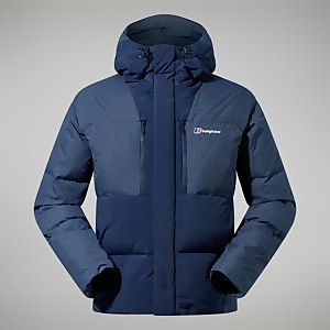 Men's Sabber Down Hooded Jacket - Dark Blue