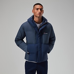 Men's Sabber Down Hooded Jacket - Dark Blue