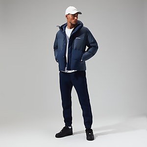 Men's Sabber Down Hooded Jacket - Dark Blue