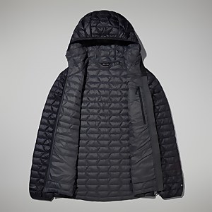 Men's Cuillin Insulated Hoody - Black/Grey