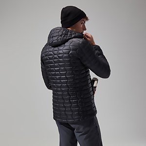 Men's Cuillin Insulated Hoody - Black/Grey