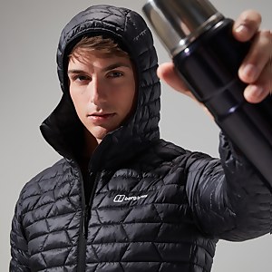 Men's Cuillin Insulated Hoody - Black/Grey