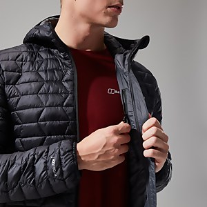 Men's Cuillin Insulated Hoody - Black/Grey