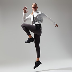 Women's Urban Prism Crop Half Zip - Natural