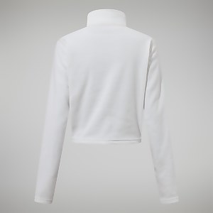 Women's Urban Prism Crop Half Zip - Natural