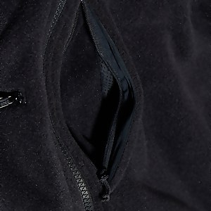 Women's Urban Cropped Co-ord Fleece Jacket - Black