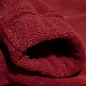 Women's Urban Cropped Co-ord Fleece Jacket - Dark Red