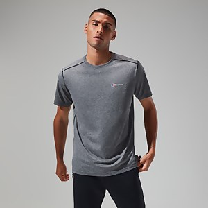 Men's Explorer Tech Tee Short Sleeve Crew - Black/White