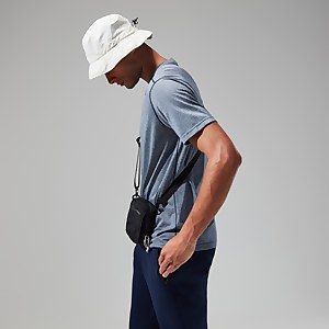 Men's Explorer Tech Tee Short Sleeve Crew - Dark Blue/White