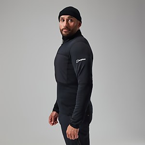 Men's MTN Arete LB Half Zip - Black