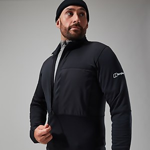 Men's MTN Arete LB Half Zip Black - S