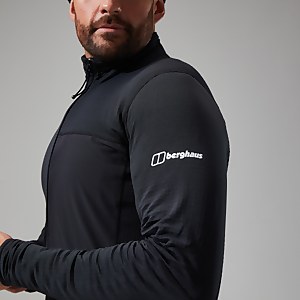 Men's MTN Arete LB Half Zip - Black