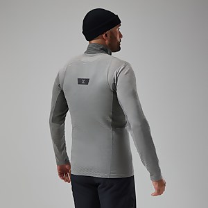 Men's MTN Guide Long Sleeve Half Zip - Grey/Black