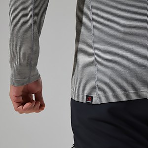 Men's MTN Guide Long Sleeve Half Zip - Grey/Black